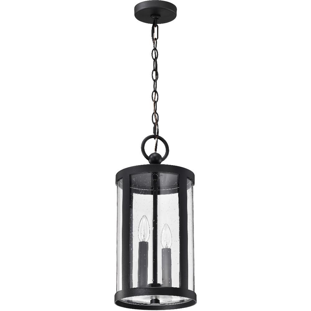 nuvo lighting Broadstone 2 Light 8.63 inch Matte Black Outdoor Hanging Light