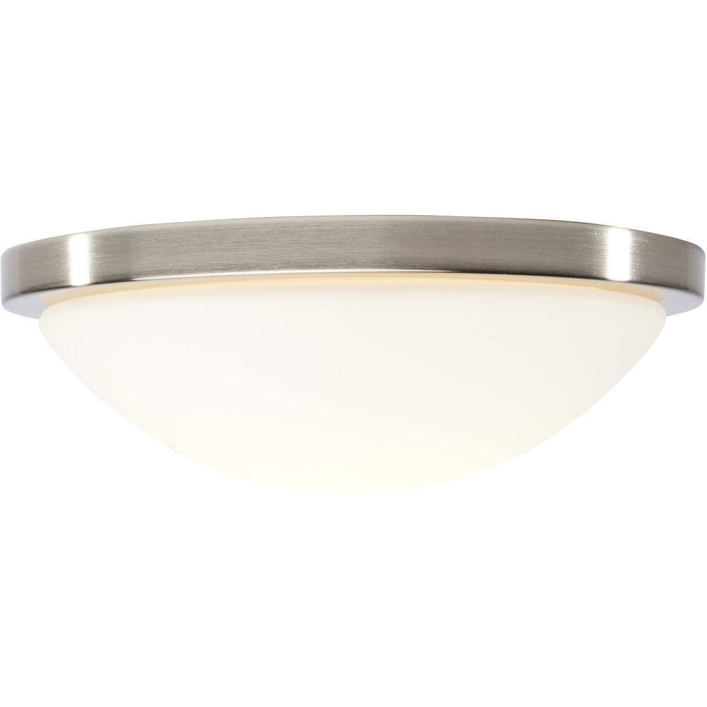 Nuvo Lighting Button LED 11 Inch Brushed Nickel LED Flush Mount Ceiling Light