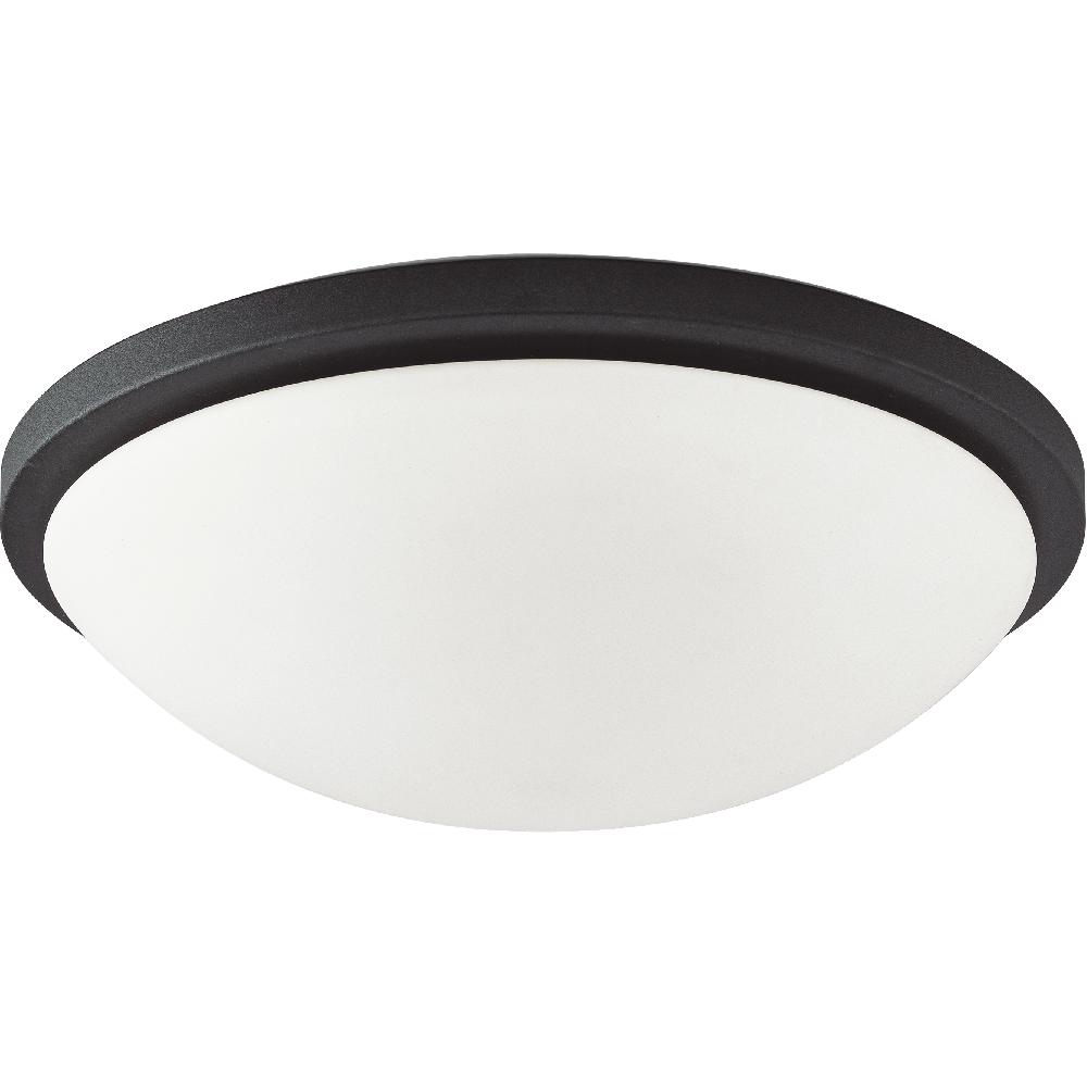 nuvo lighting Button LED 11 inch Matte Black Flush Mount Ceiling Light