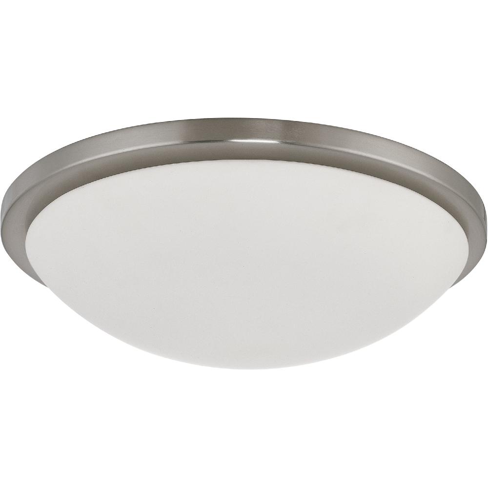 nuvo lighting Button LED 17 inch Brushed Nickel Flush Mount Ceiling Light