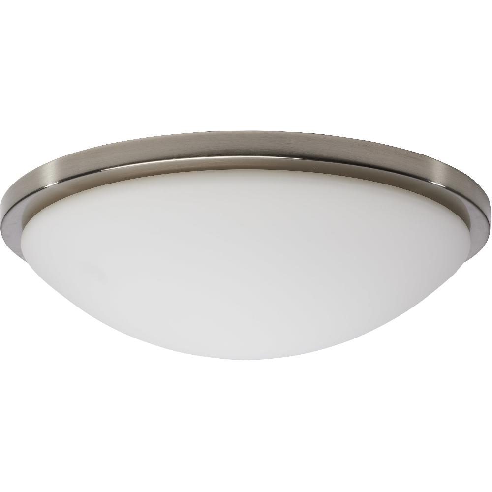 nuvo lighting Button LED 17 inch Brushed Nickel LED Flush Mount Ceiling Light