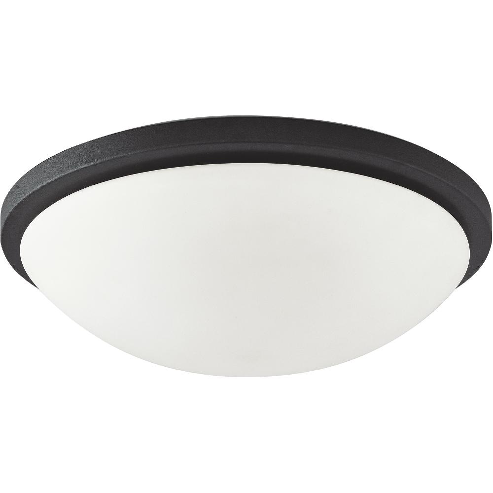 nuvo lighting Button LED 17 inch Matte Black Flush Mount Ceiling Light