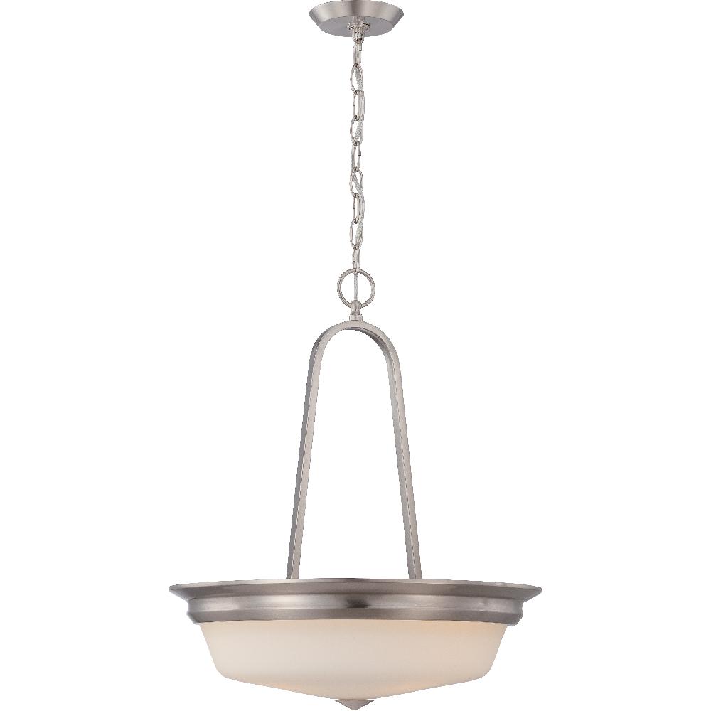 nuvo lighting Calvin LED 18 inch Brushed Nickel Pendant Ceiling Light