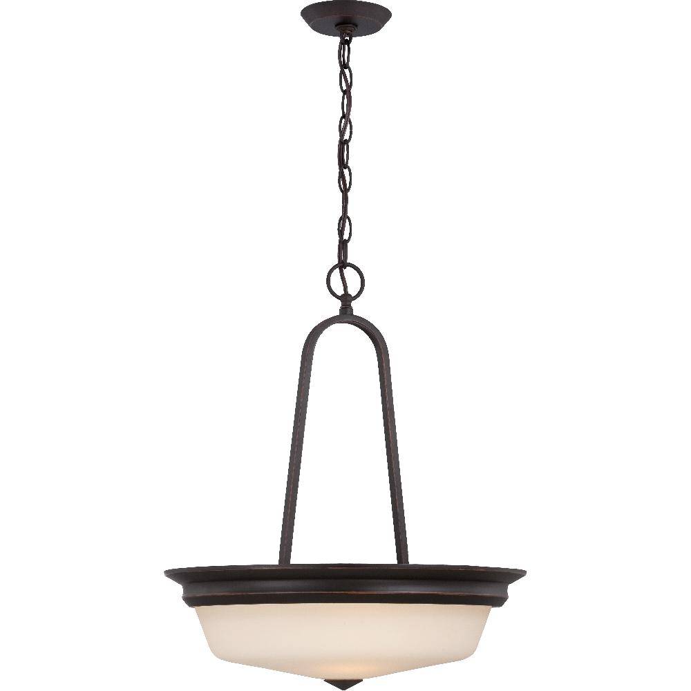 nuvo lighting Calvin LED 18 inch Mahogany Bronze Pendant Ceiling Light