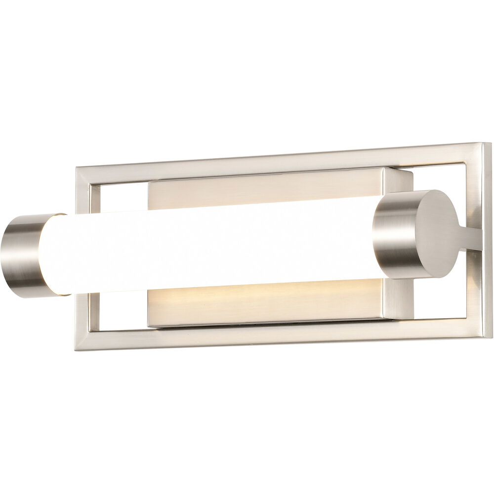 Nuvo Lighting Canal LED 12 Inch Brushed Nickel Bath Vanity Light Wall Light