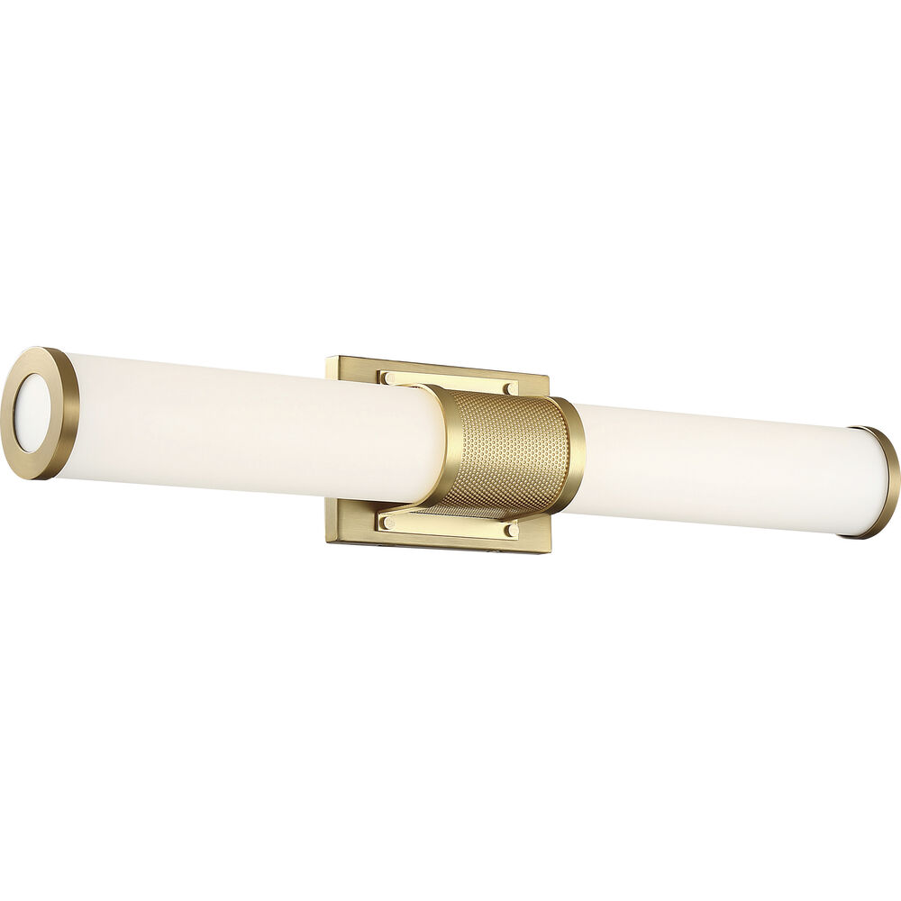Nuvo Lighting Caper LED 24 Inch Brushed Brass Vanity Light Wall Light