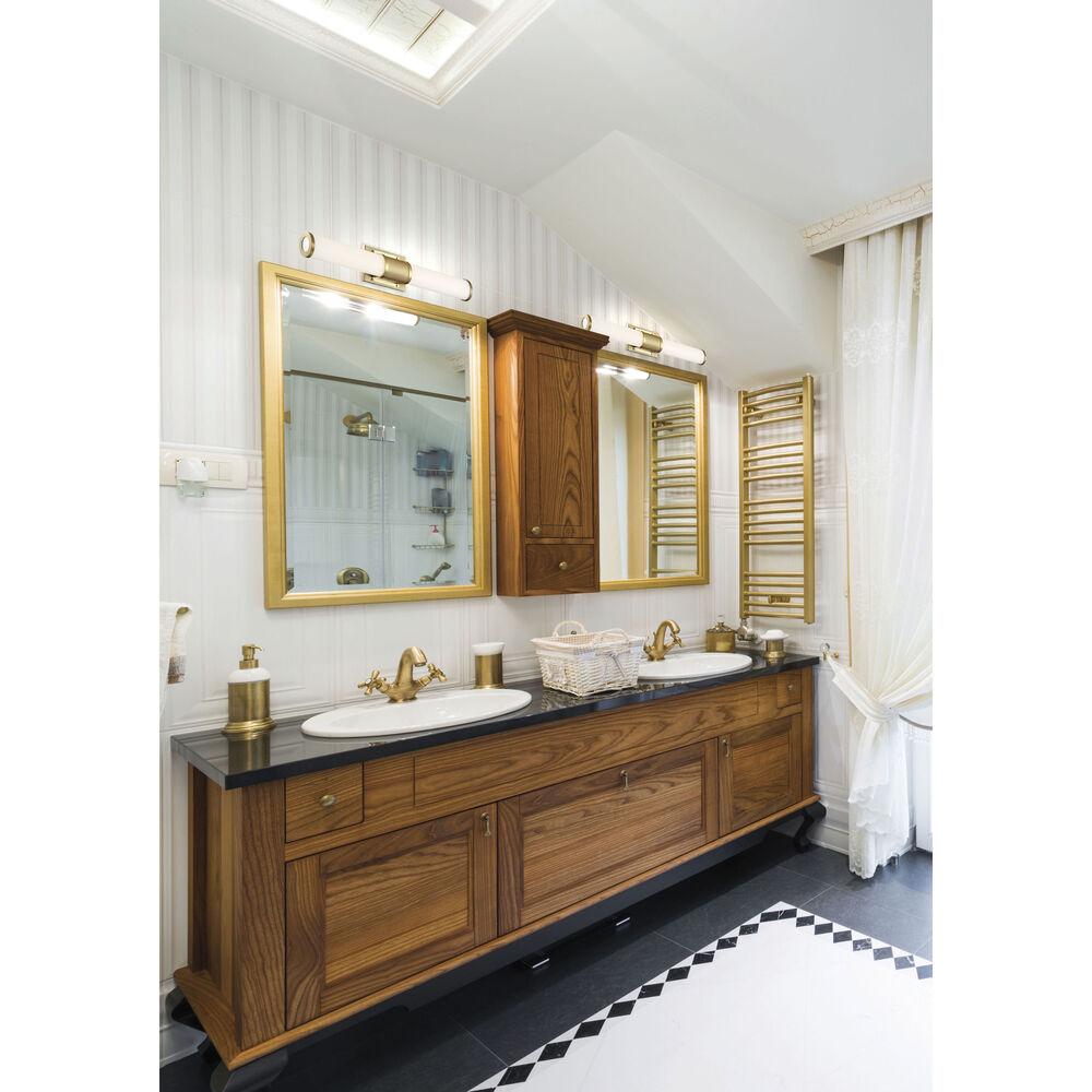 Nuvo Lighting Caper LED 24 Inch Brushed Brass Vanity Light Wall Light