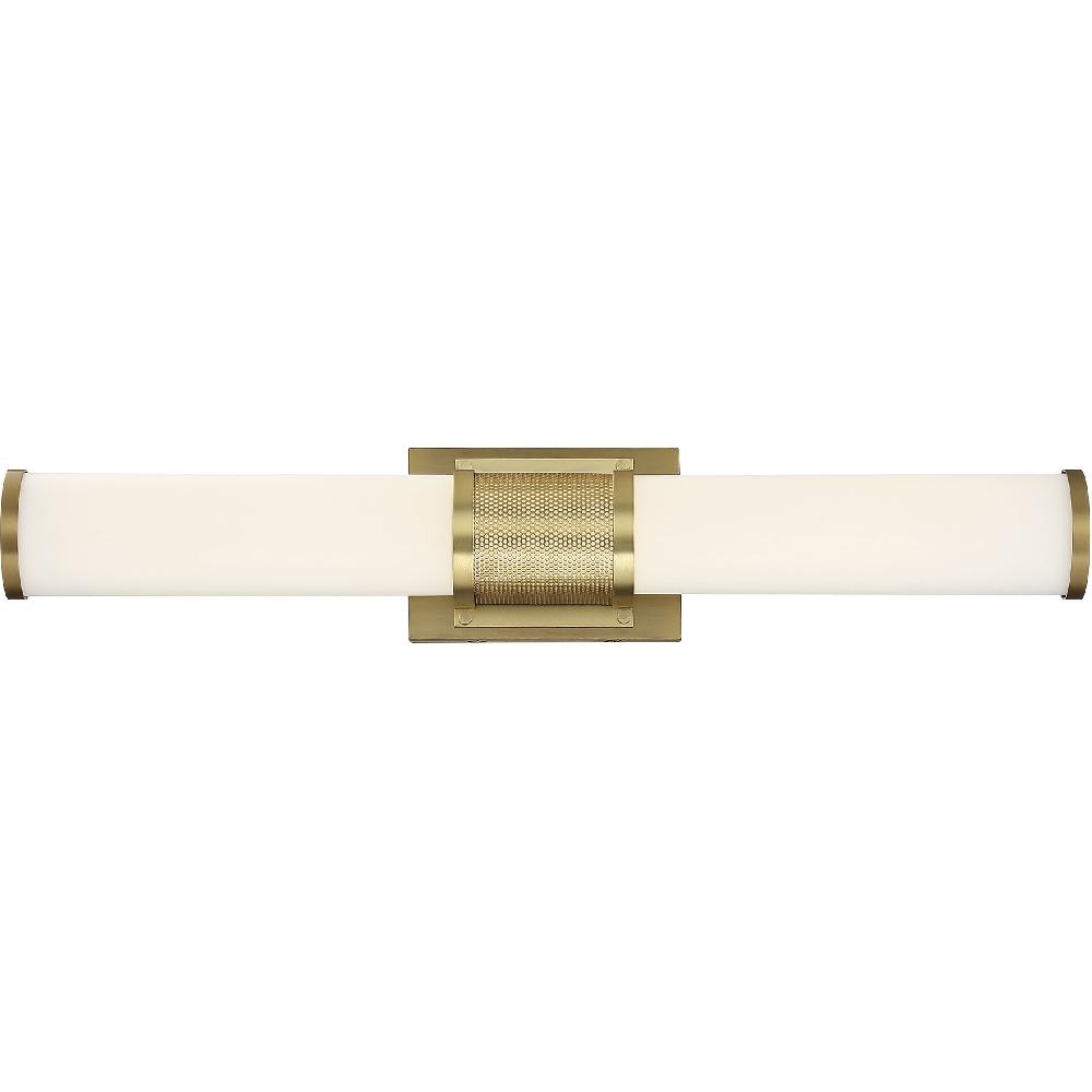 nuvo lighting Caper LED 24 inch Brushed Brass Vanity Light Wall Light