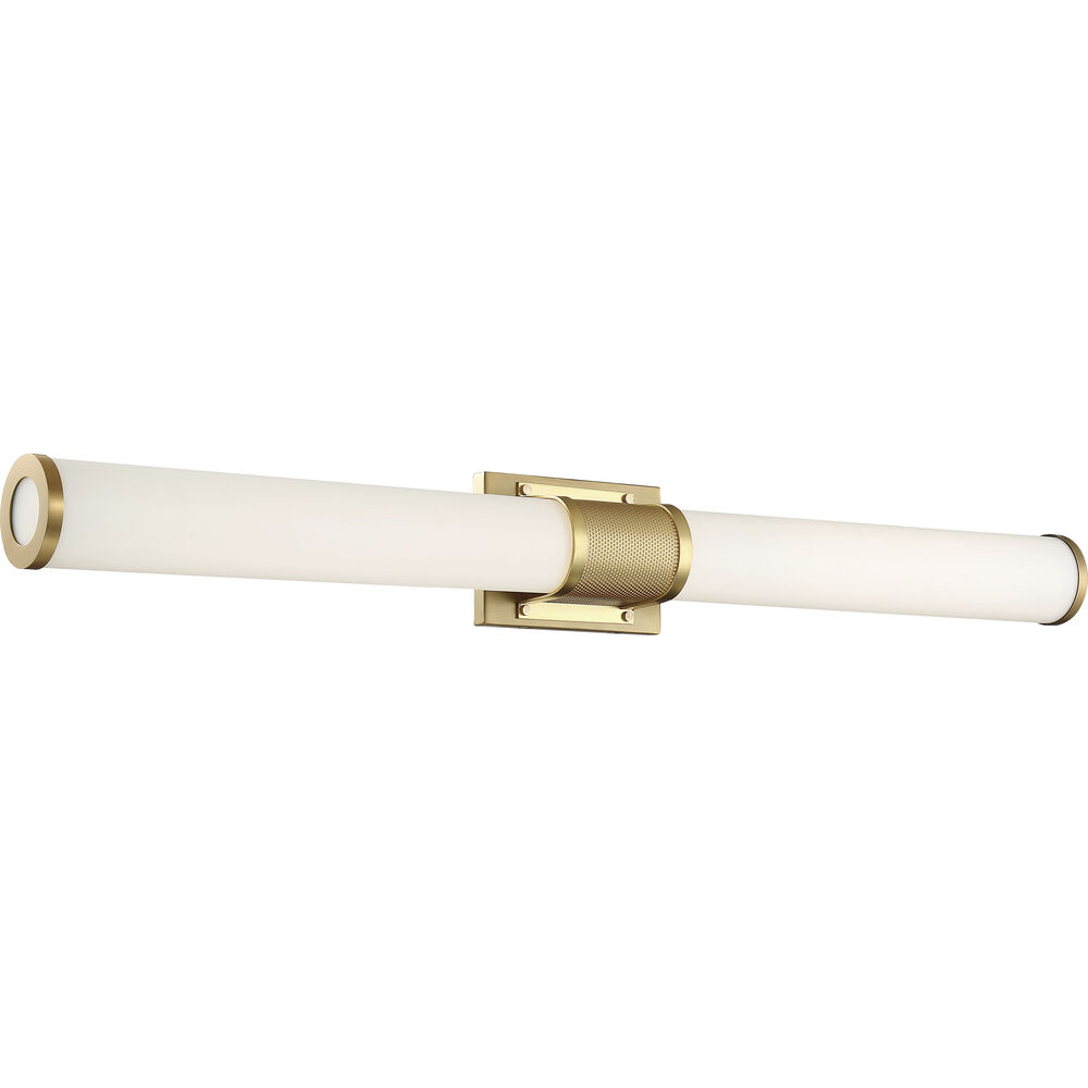 Nuvo Lighting Caper LED 36 Inch Brushed Brass Vanity Light Wall Light