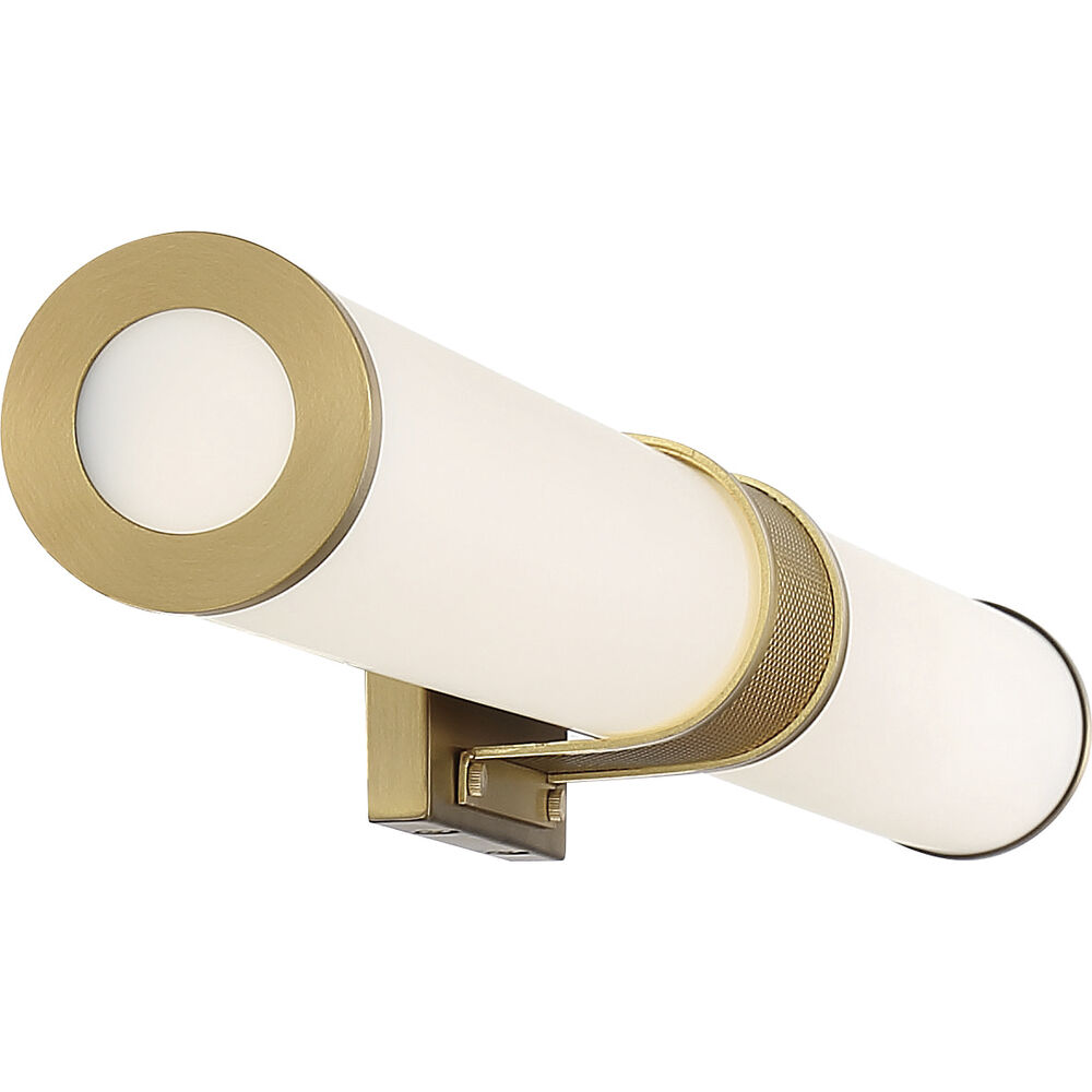 Nuvo Lighting Caper LED 36 Inch Brushed Brass Vanity Light Wall Light