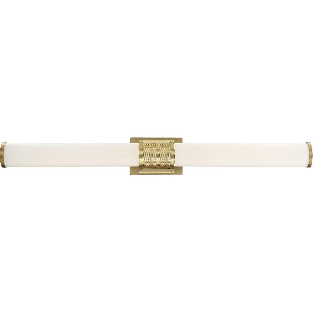 nuvo lighting Caper LED 36 inch Brushed Brass Vanity Light Wall Light