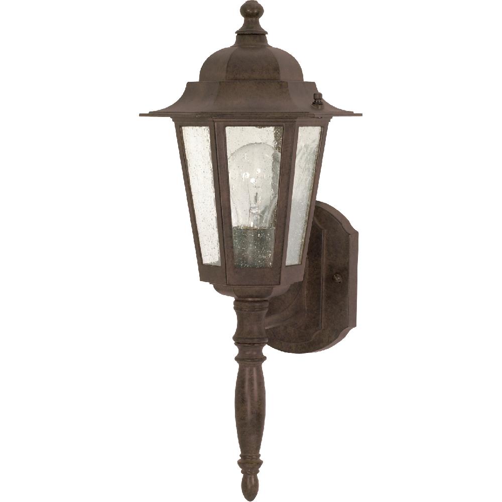 nuvo lighting Central Park 1 Light 18 inch Old Bronze Outdoor Wall Lantern
