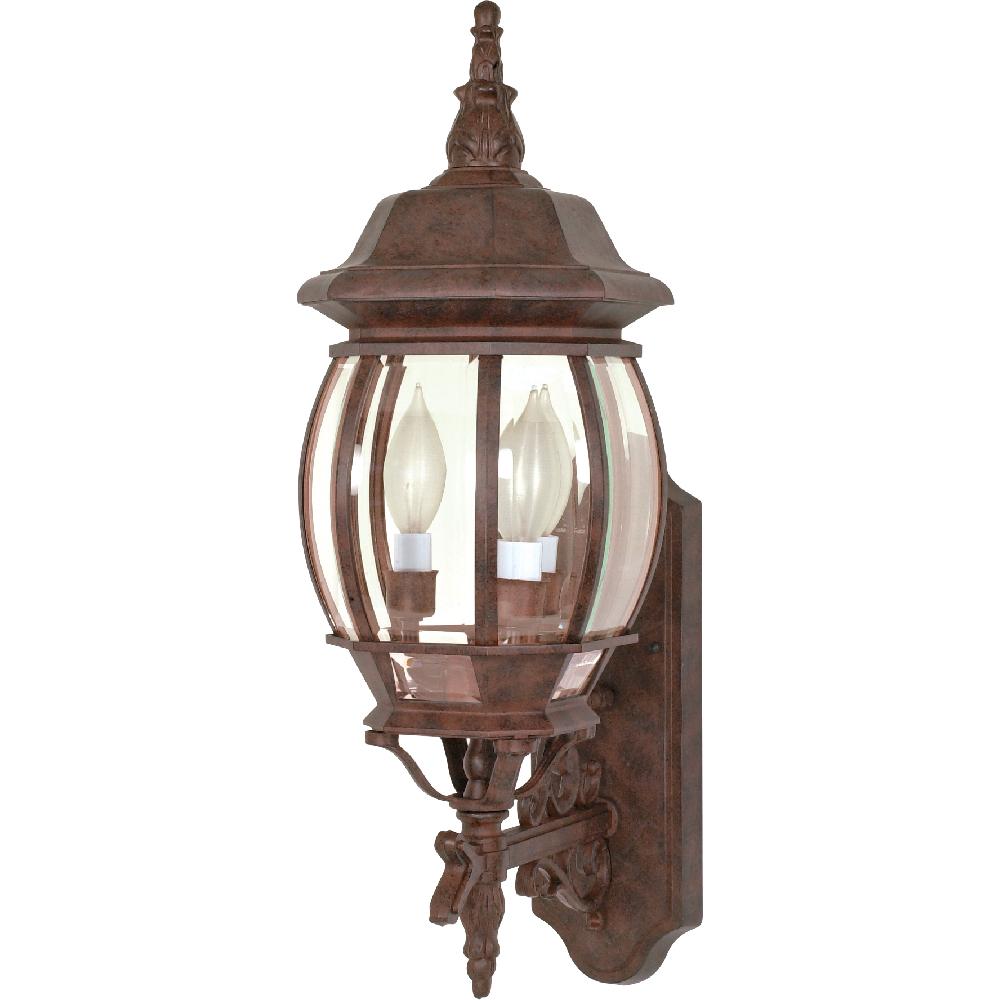nuvo lighting Central Park 3 Light 23 inch Old Bronze Outdoor Wall Lantern