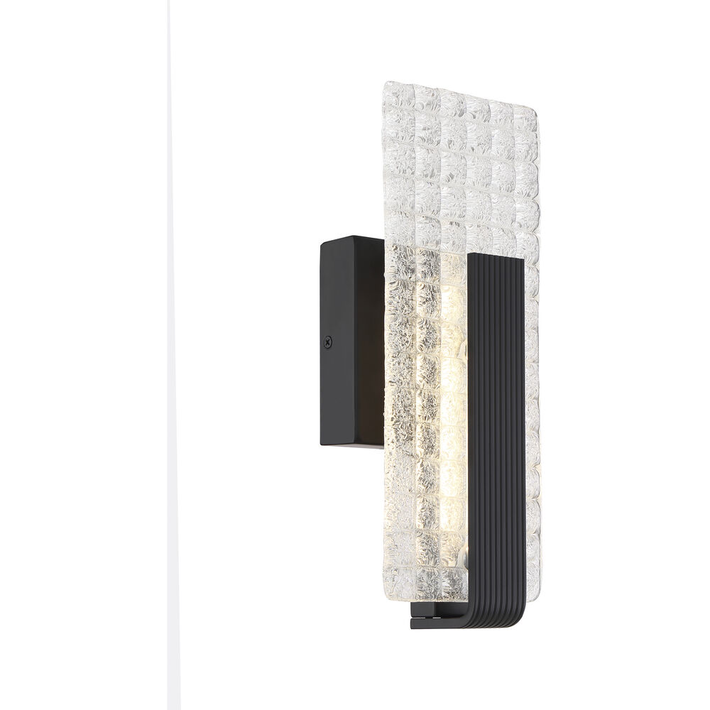 Nuvo Lighting Ceres LED 4.75 Inch Matte Black ADA Wall Sconce Wall Light