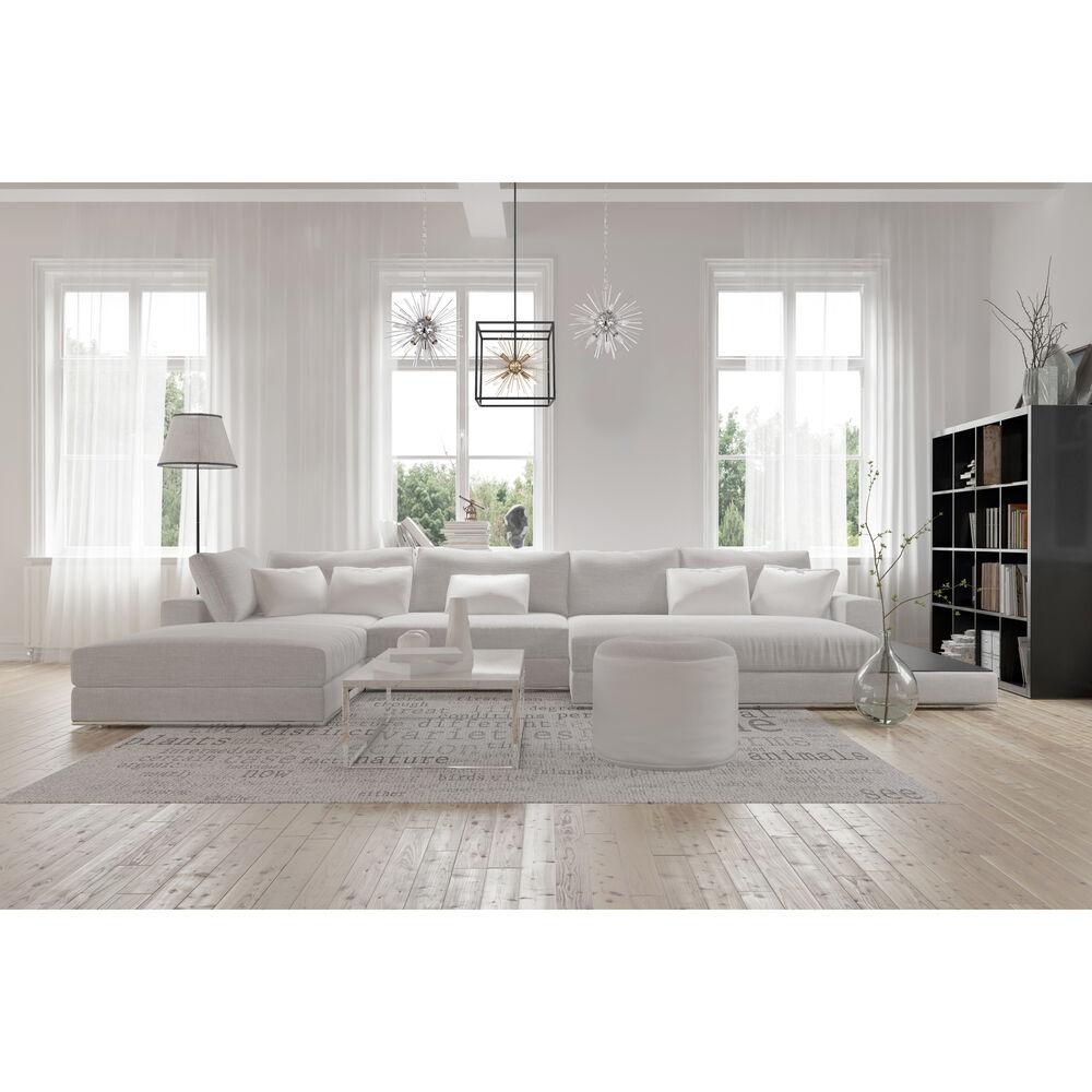 Nuvo Lighting Cirrus 8 Light 20 Inch Vintage Brass Chandelier Ceiling Light