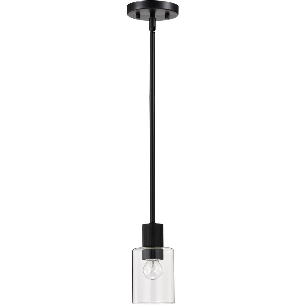 Nuvo Lighting Clarksville 4 Inch Matte Black Pendant Ceiling Light