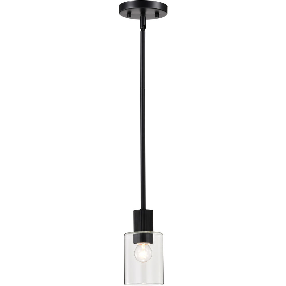 Nuvo Lighting Clarksville 4 Inch Matte Black Pendant Ceiling Light