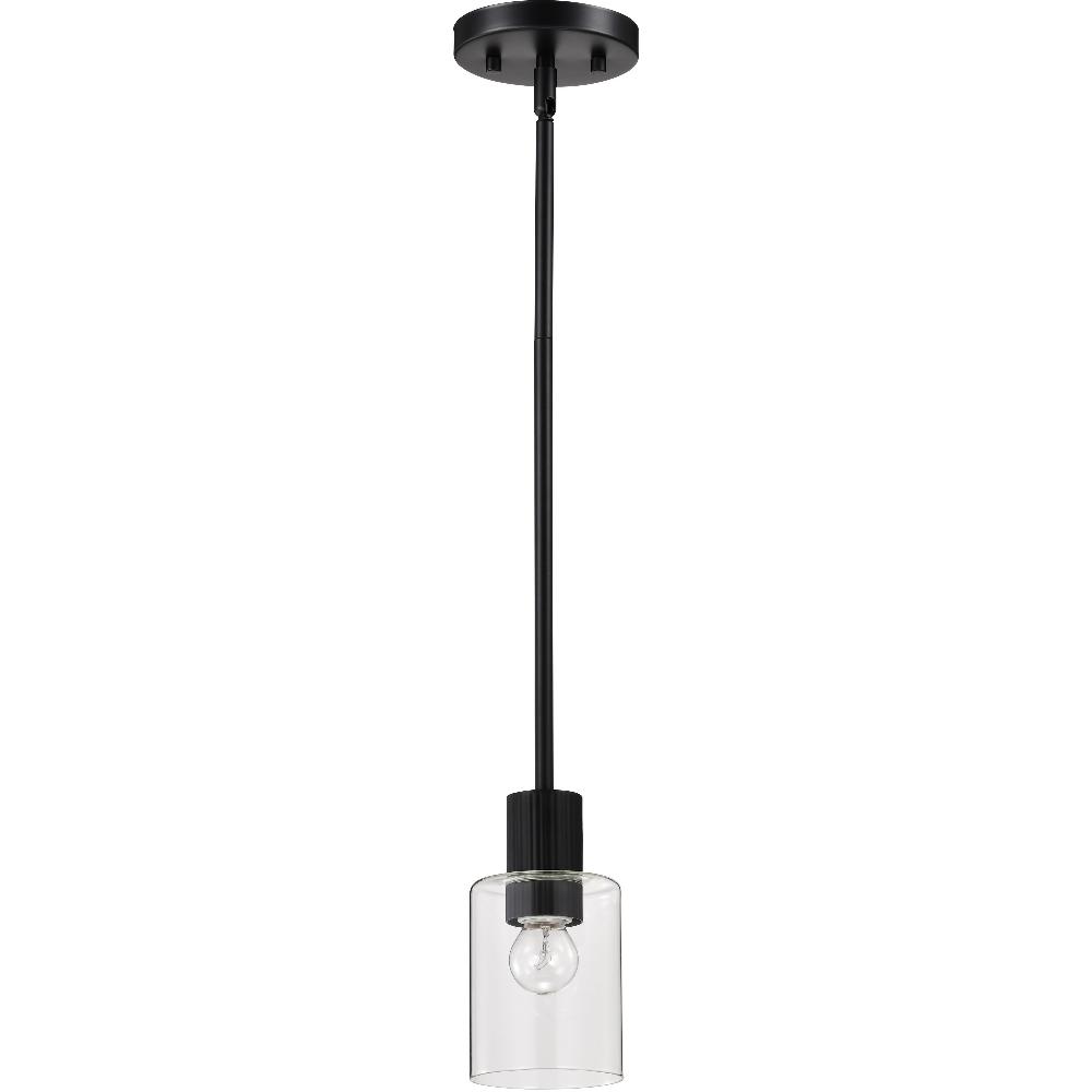 nuvo lighting Clarksville 4 inch Matte Black Pendant Ceiling Light