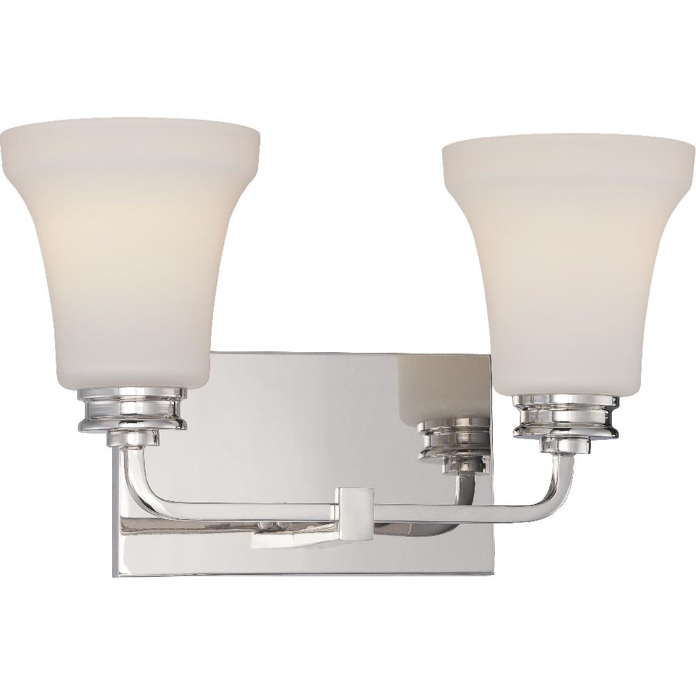 nuvo lighting Cody LED 14.88 inch Polished Nickel Vanity Light Wall Light