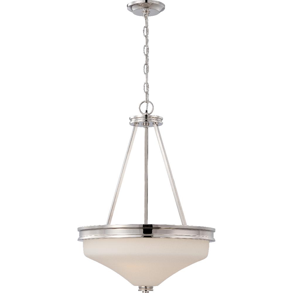 nuvo lighting Cody LED 18 inch Polished Nickel Pendant Ceiling Light