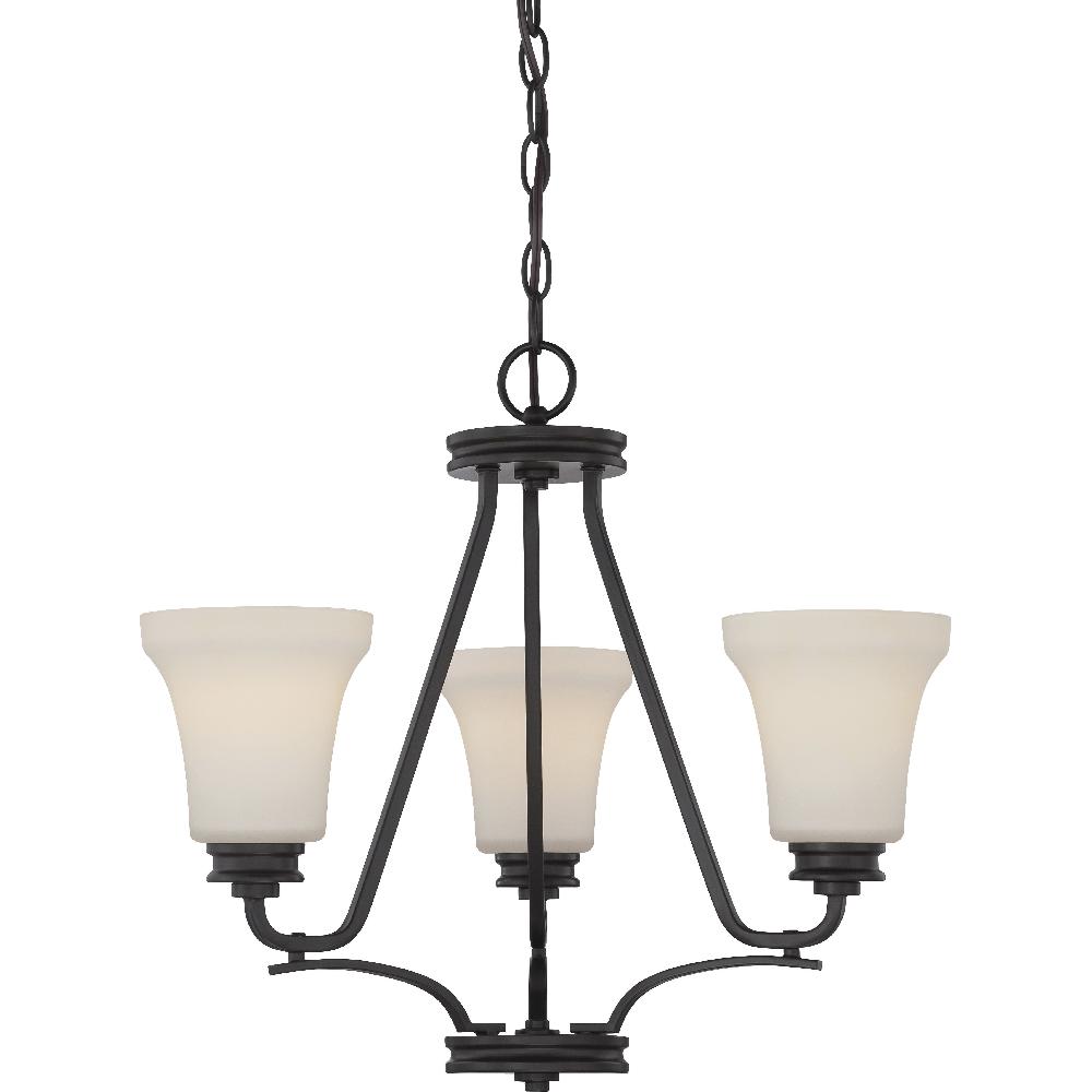 nuvo lighting Cody LED 21 inch Mahogany Bronze Chandelier Ceiling Light