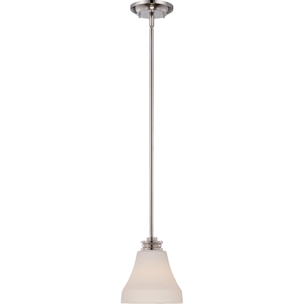nuvo lighting Cody LED 7 inch Polished Nickel Mini Pendant Ceiling Light