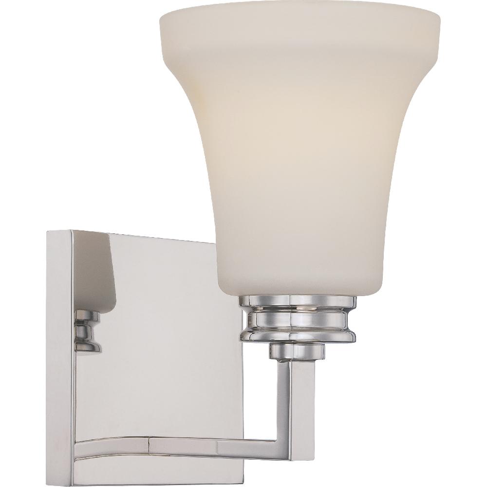 nuvo lighting Cody LED 9 inch Polished Nickel Vanity Light Wall Light