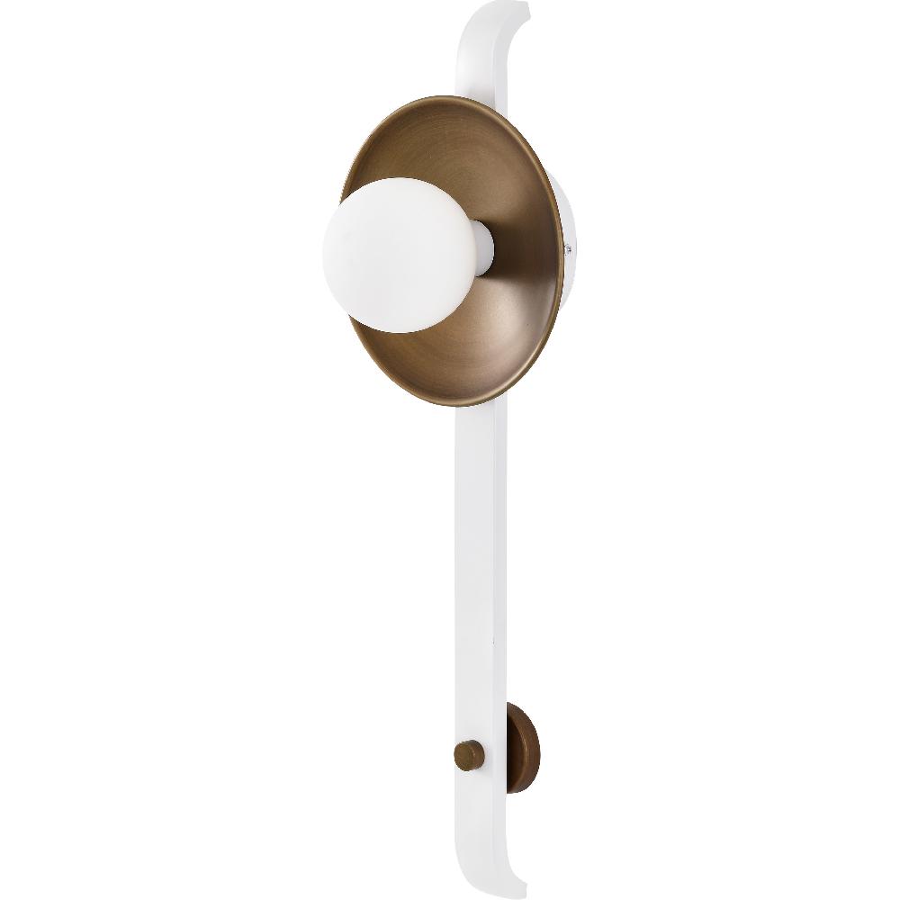 nuvo lighting Colby 1 Light 8.13 inch Matte White Wall Sconce Wall Light