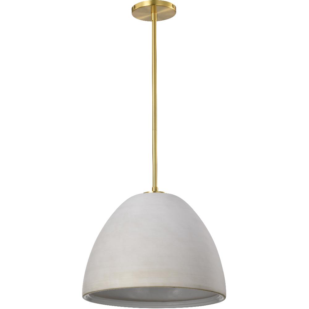 nuvo lighting Collins 14 inch Brushed Brass Pendant Ceiling Light