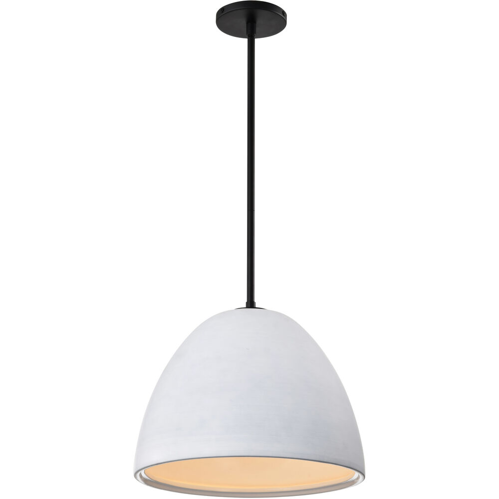 Nuvo Lighting Collins 14 Inch Matte Black Pendant Ceiling Light