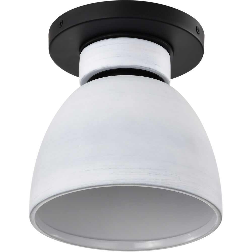 Nuvo Lighting Collins 7.5 Inch Matte Black Flush Mount Ceiling Light