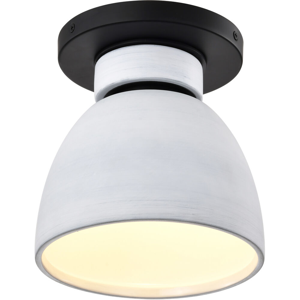 Nuvo Lighting Collins 7.5 Inch Matte Black Flush Mount Ceiling Light