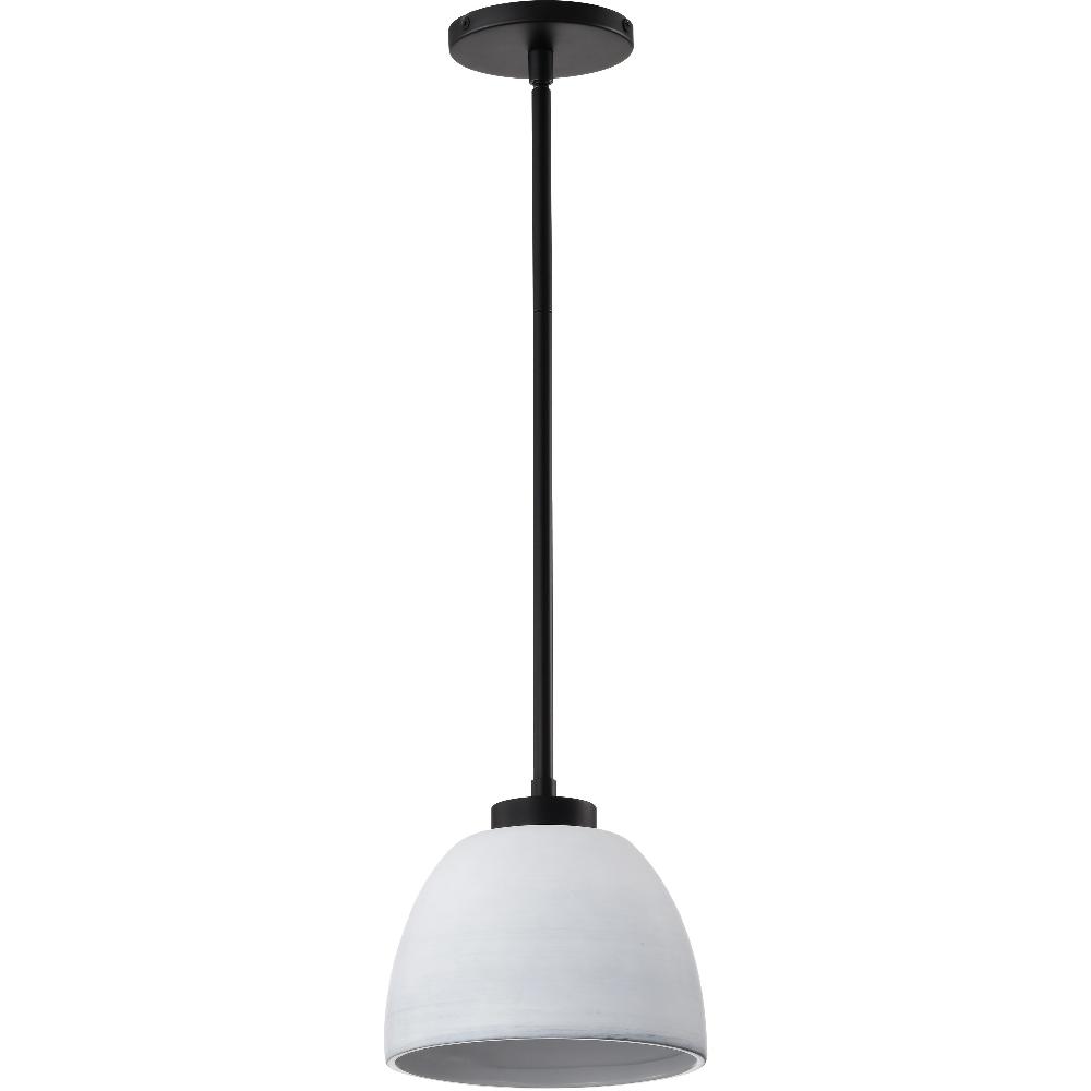 nuvo lighting Collins 7.5 inch Matte Black Pendant Ceiling Light