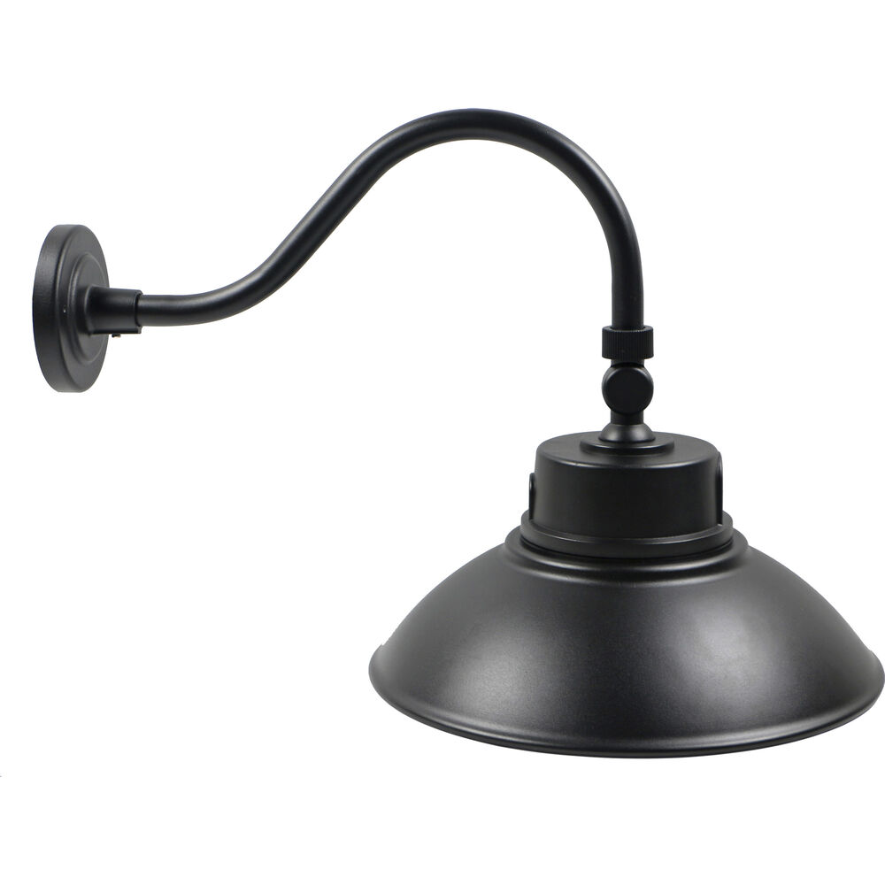 Nuvo Lighting ColorQuick And PowerQuick LED 14 Inch Black Outdoor Gooseneck-RLM