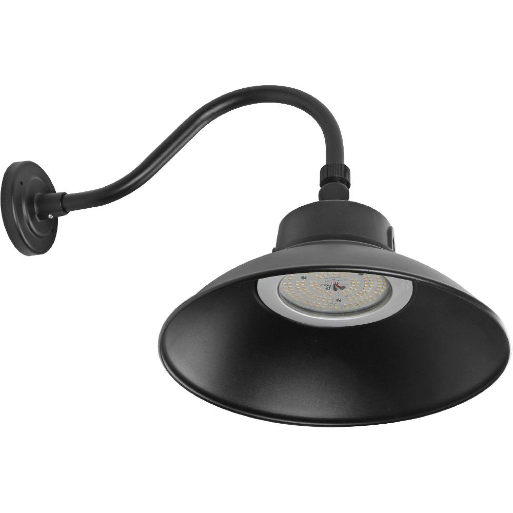 nuvo lighting ColorQuick and PowerQuick LED 14 inch Black Outdoor Gooseneck-RLM