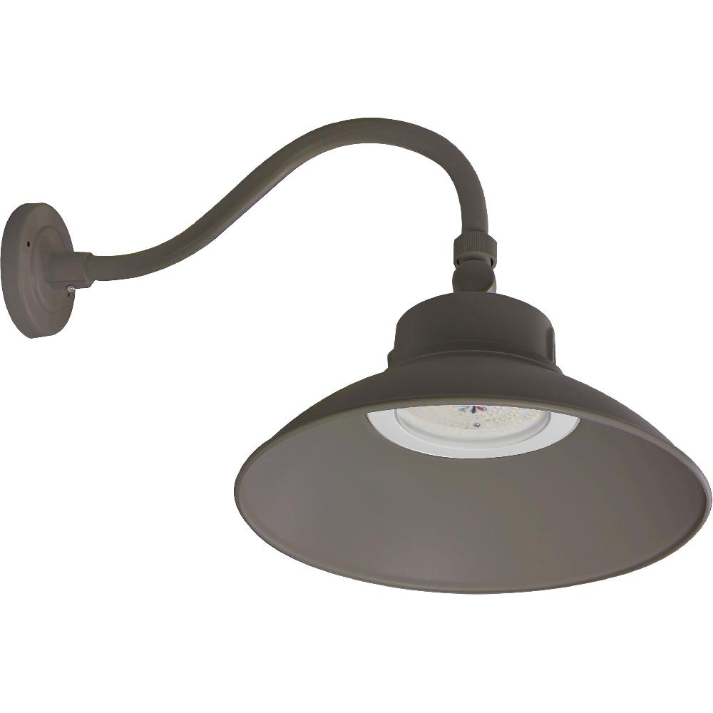 nuvo lighting ColorQuick and PowerQuick LED 14 inch Bronze Outdoor Gooseneck-RLM