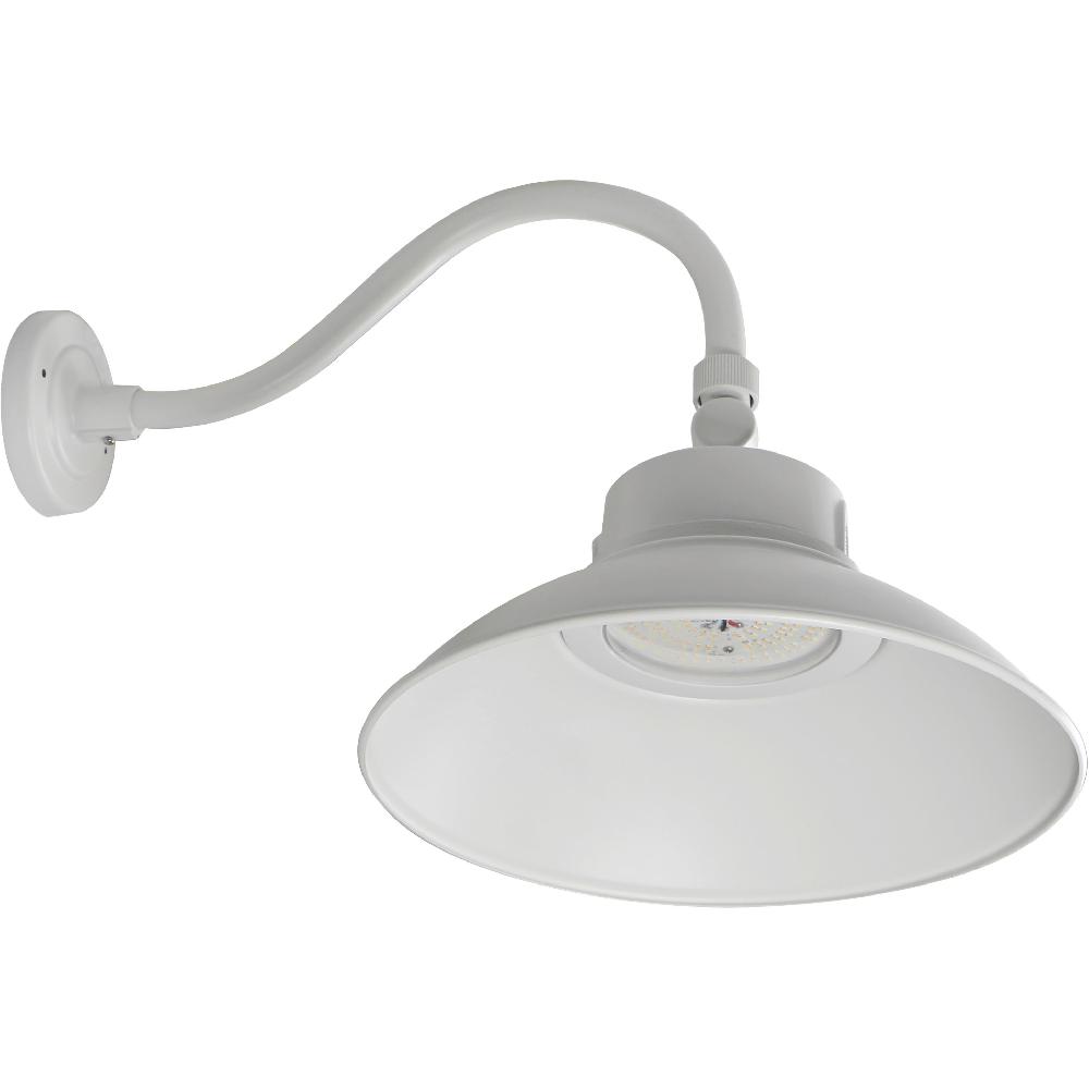 nuvo lighting ColorQuick and PowerQuick LED 14 inch White Outdoor Gooseneck-RLM