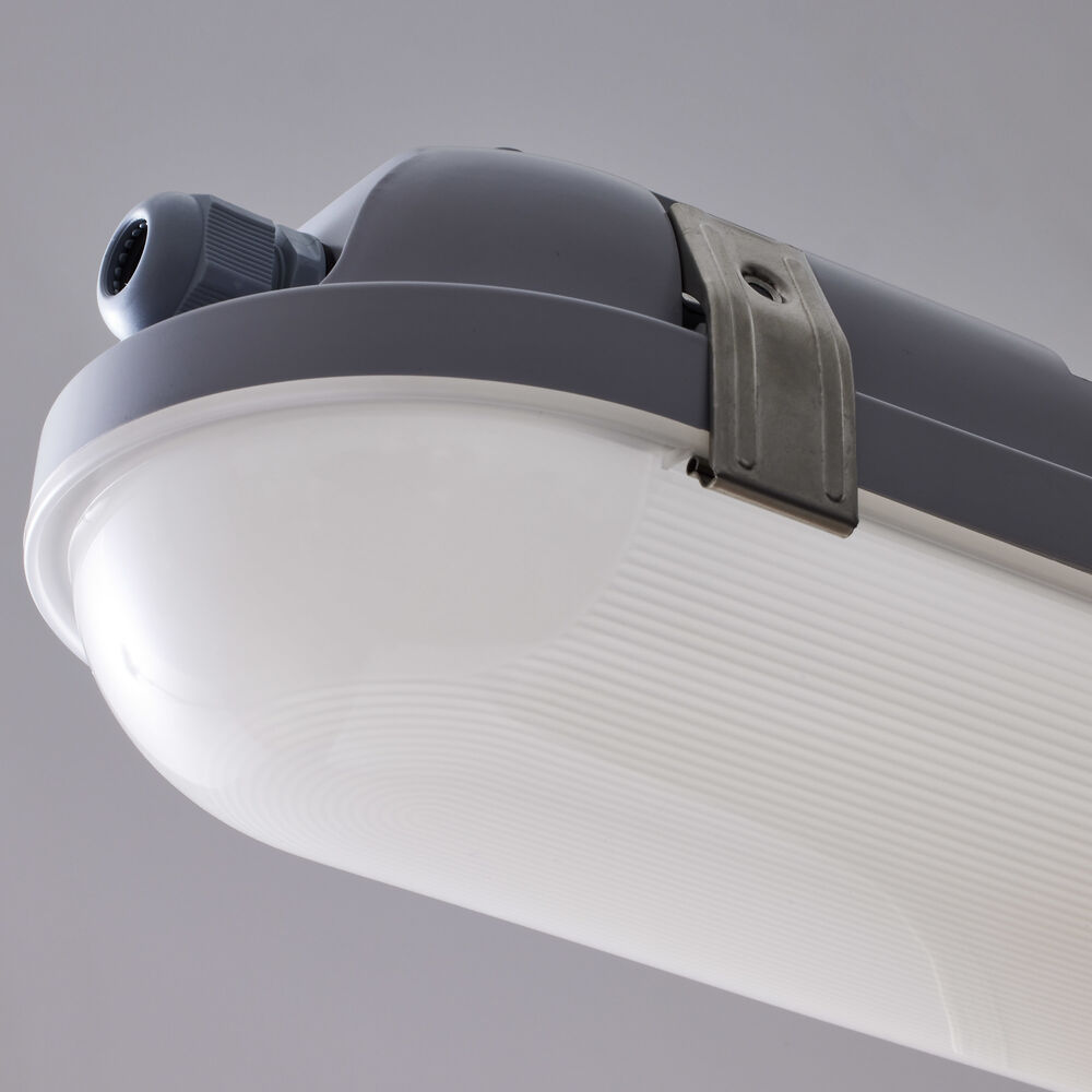 Nuvo Lighting ColorQuick LED 4.84 Inch Gray Vapor Proof Ceiling Light