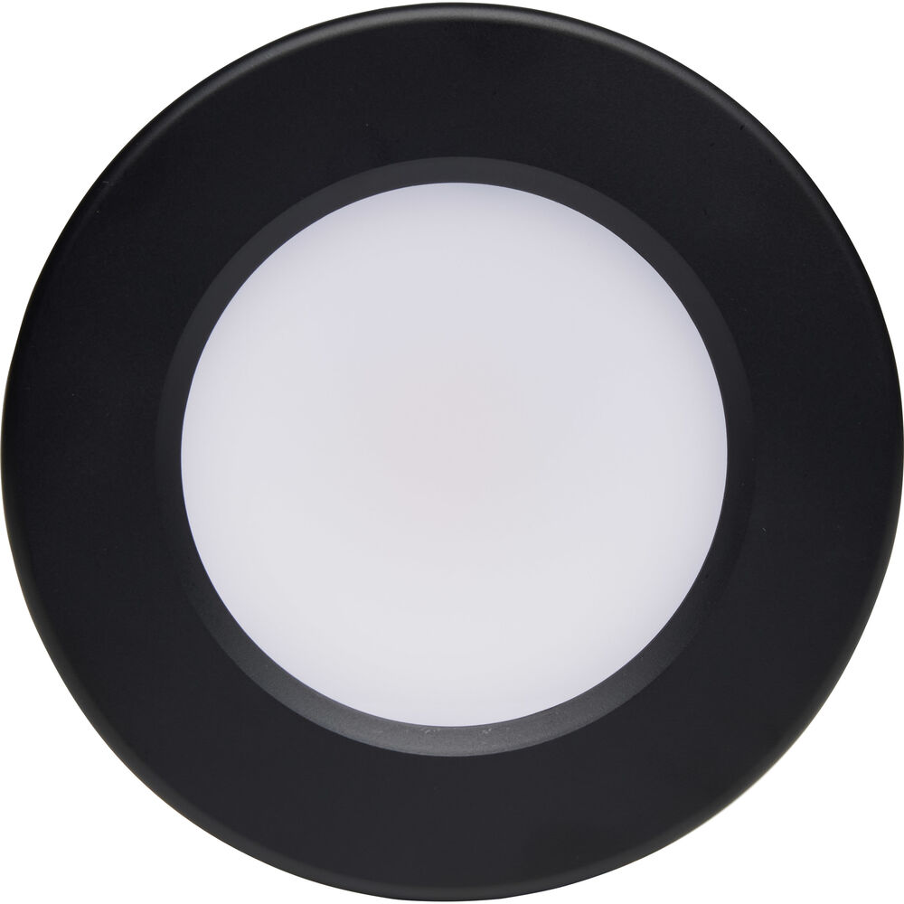 Nuvo Lighting ColorQuick LED 5 Inch Black Close-to-Ceiling Ceiling Light Edge Lit