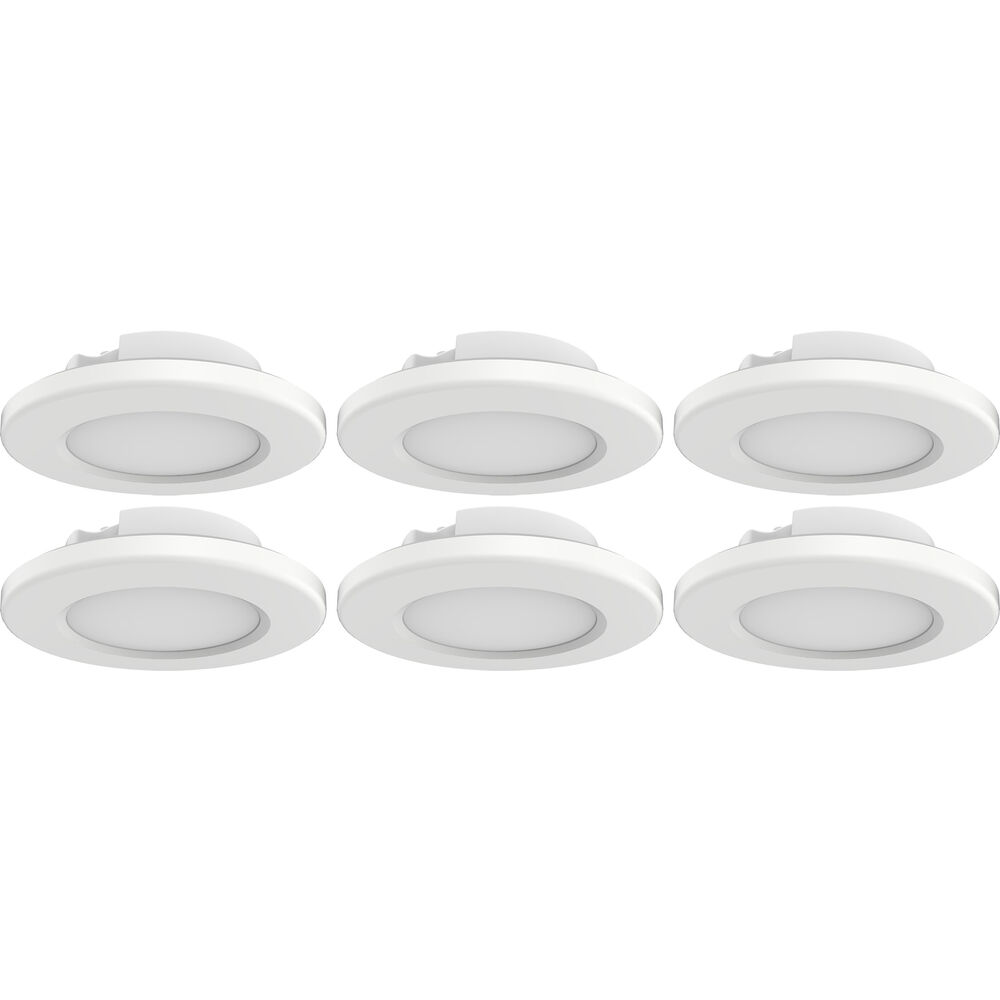 Nuvo Lighting ColorQuick LED 5 Inch White Close-to-Ceiling Ceiling Light Edge Lit