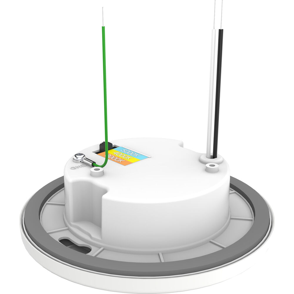 Nuvo Lighting ColorQuick LED 5 Inch White Close-to-Ceiling Ceiling Light Edge Lit