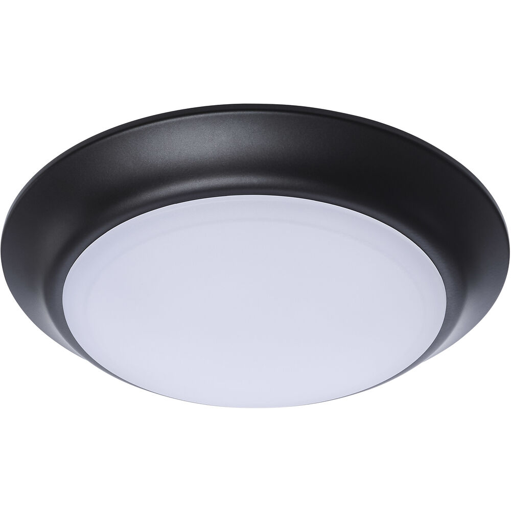 Nuvo Lighting ColorQuick LED 7.4 Inch Bronze Close-to-Ceiling LED Disk Ceiling Light
