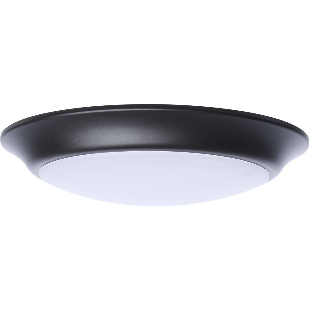 Nuvo Lighting ColorQuick LED 7.4 Inch Bronze Close-to-Ceiling LED Disk Ceiling Light