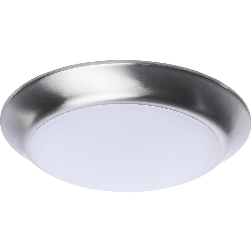 nuvo lighting ColorQuick LED 7.4 inch Brushed Nickel Close-to-Ceiling LED Disk Ceiling Light