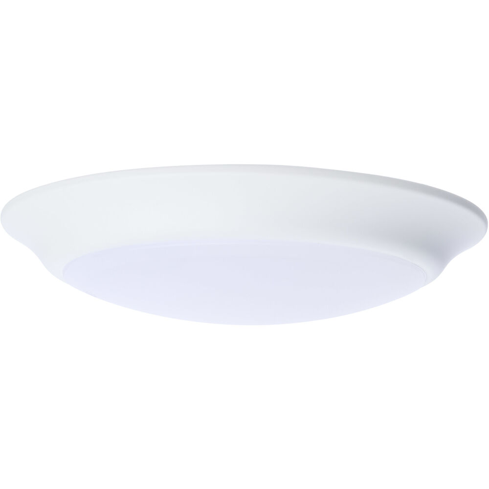 Nuvo Lighting ColorQuick LED 7.4 Inch White Close-to-Ceiling LED Disk Ceiling Light