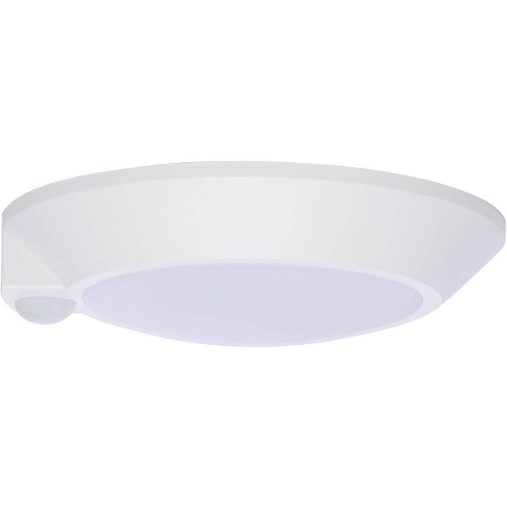 Nuvo Lighting ColorQuick LED 7.4 Inch White Close-to-Ceiling LED Disk Ceiling Light