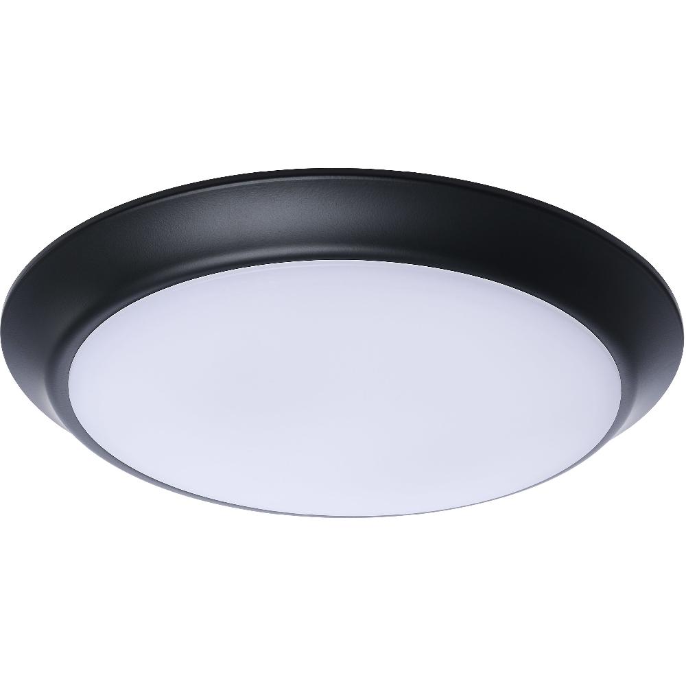 nuvo lighting ColorQuick LED 9.49 inch Black Close-to-Ceiling LED Disk Ceiling Light