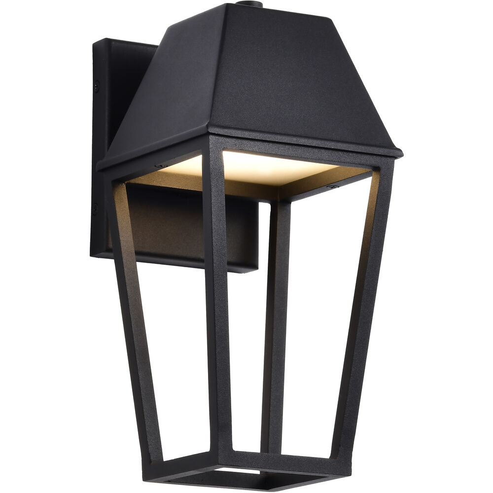 Nuvo Lighting Colt LED 11.75 Inch Matte Black Outdoor Wall Light