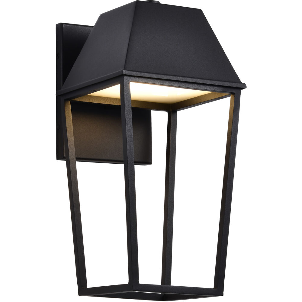 Nuvo Lighting Colt LED 15.5 Inch Matte Black Outdoor Wall Light