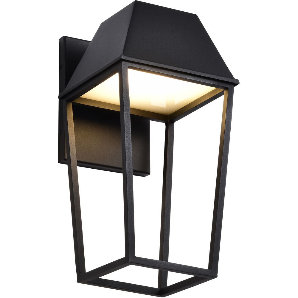 Nuvo Lighting Colt LED 15.5 Inch Matte Black Outdoor Wall Light